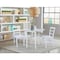 International Concepts Small Dual Drop Leaf Dining Table with 2 Madrid LadderBack Chairs - 3 Piece Dining Set K08-2236D-C2-2 - alternate 5
